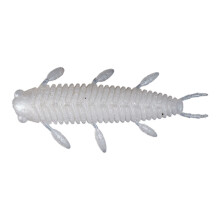 10pc Slow Sinking Soft Fishing Lures-White 4.5cm 10 packs