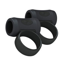 Antislip Drumstick Control Rings Adjustable Grip Aid for-black