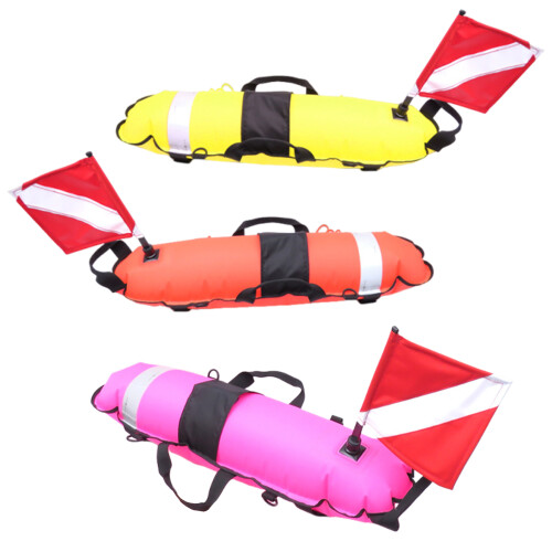 Diver Down Safety Surfaces Marker Easily Transportation-Pink 1