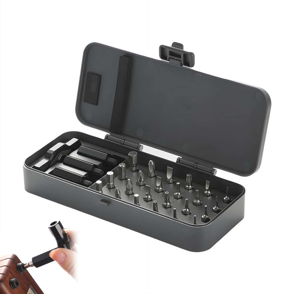 24 In 1 Magnetic Screwdriver Set With Detachable T-Handle, Ratchet Screwdriver For Furniture, Bicycle Electronics 9016109361585