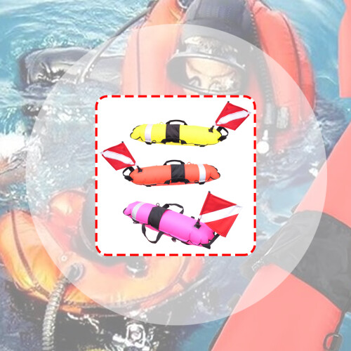 Diver Down Safety Surfaces Marker Easily Transportation-Pink 2
