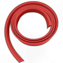 (Red) Self-Adhesive PVC Edge Guard Strip for Carpets - 2M Floor Transition Trim, Suitable for Home and Commercial Spaces