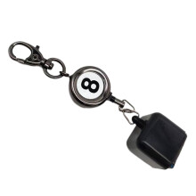 Retractable Pool Chalk Holder Pocket Cue Bag Clip Keychain Snooker And Pool Accessories