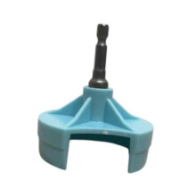 (Blue) Knitting Machine Power Adapter DIY Craft Knitting Parts Crank Handle Adapter
