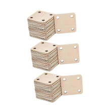 (36 Pieces) Wooden Weaving Cards Set Tablet Weaving Cards 2x2 inch Handmade Wood Loom Cards