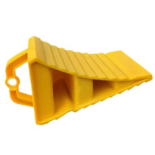 Car Wheel Chock Brake Stopper, Yellow Anti-Slip Portable Wheel Chock For Trailers, RVs, Caravan