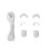 (M, White) Salomon Quicklace Skosnren 1