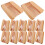 50Pcs Brown Grease-Resistant Bakery Bags with Clear Window for Snacks 1