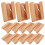 50Pcs Brown Grease-Resistant Bakery Bags with Clear Window for Snacks 7