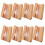 50Pcs Brown Grease-Resistant Bakery Bags with Clear Window for Snacks 2