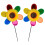 2 Pcs Plastic Windmill Toys Rotatable Easy Use Child 1
