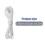 (S, White) Salomon Quicklace Skosnren 1