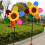 2 Pcs Plastic Windmill Toys Rotatable Easy Use Child 10