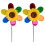 2 Pcs Plastic Windmill Toys Rotatable Easy Use Child 4