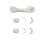 (S, White) Salomon Quicklace Skosnren 4