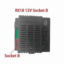 (RX18 12V B) Remote Control Car Transmitter and Receiver Kit for Toy Vehicles