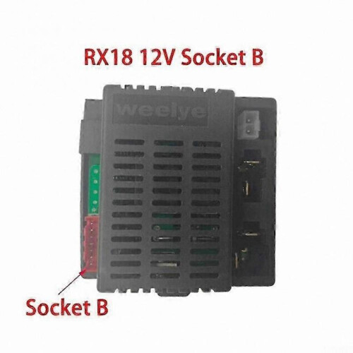 (RX18 12V B) Remote Control Car Transmitter and Receiver Kit for Toy Vehicles