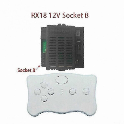 (RX18 12V B full set) Remote Control Car Transmitter and Receiver Kit for Toy Vehicles