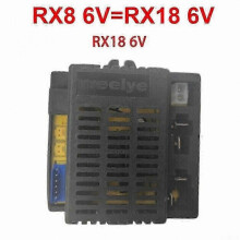 (RX8 6V A) Remote Control Car Transmitter and Receiver Kit for Toy Vehicles