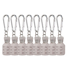 Squid Jigs Hook Protector Set - 8 Pieces With Carabiner White 3 Cm (1.18 In) Jig Covers For Fishing Tackle