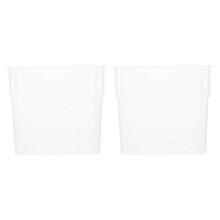 2Stk Clear Bin Dünner Mülleimer Für Badezimmer Und Schreibtisch