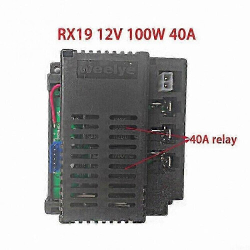 (RX19 12V) Remote Control Car Transmitter and Receiver Kit for Toy Vehicles