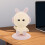 Rabbit Pen Holder Schreibtisch Lippenrosa 5