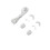 (M, White) Salomon Quicklace Skosnren 4