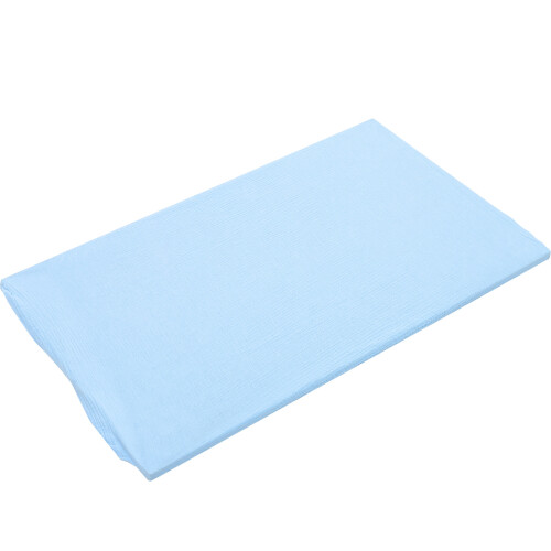 Housse De Matelas À Langer Bébé Bleu Ciel En Coton Doux Lavable 2