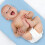 Housse De Matelas À Langer Bébé Bleu Ciel En Coton Doux Lavable 7