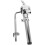 Drum Rack Aus Zinklegierung 1Stk Silber 9