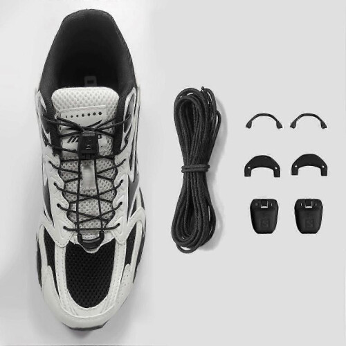 (M, Black) Salomon Quicklace Skosnren 2