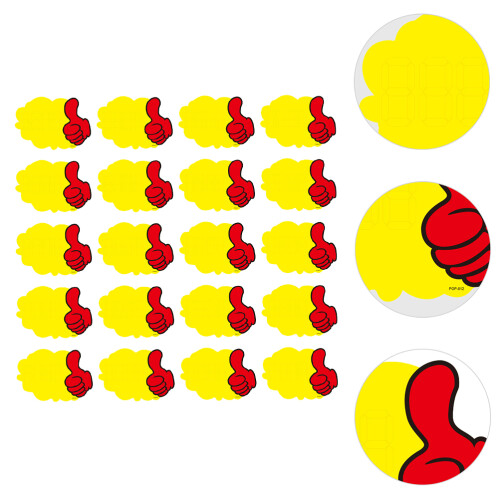 20 Preisschilder Sternform Verkaufsschilder 2