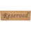 Reserved Tischschild 1 2