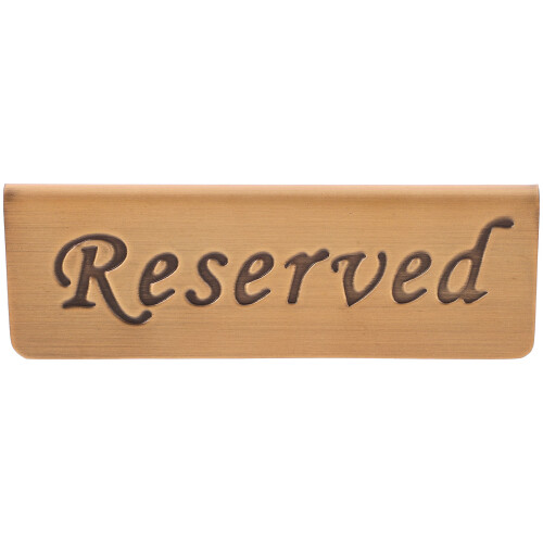 Reserved Tischschild 1 1