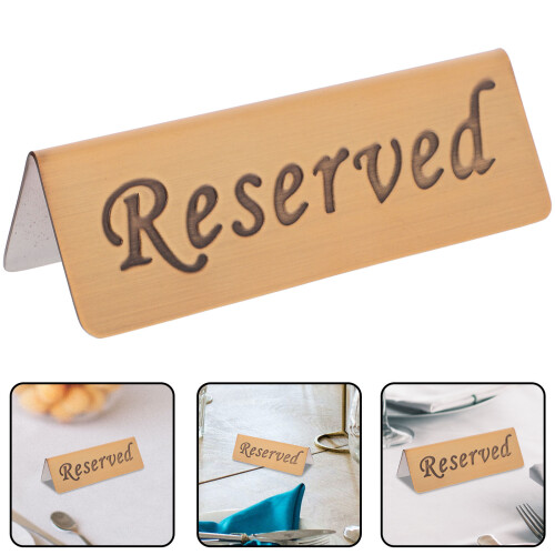 Reserved Tischschild 1 2