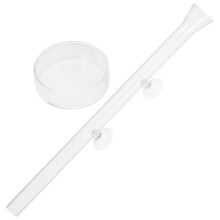 1 Set Garnalen Voerbuis Glasvis