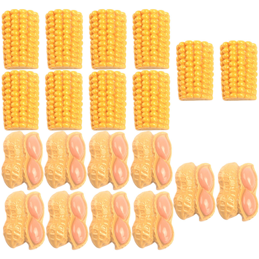 80 Stuks Voedsel Kunstmatige Mais Plastic Speelgoed Diy-image