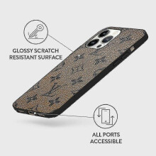 (iPhone 14plus) Designer luxury Iphone 15-11 women's phone case, classic style PU leather case, slim slim phone case compatible with Iphone