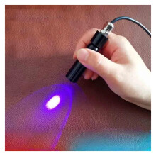 UV LED Light Multi-Wavelength 365/385/395/405nm Shadowless Spotlight For UV Gel Nail, Phone Repair, PCB Soldering, Black 405nm