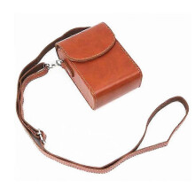 (Brown) Camera Bag Leather Case For Pana Lumix LX10 LX15 TZ96 TZ95 TZ90 TZ80 TZ70 TZ60 TZ50 TZ40 TZ30 TZ20 TZ10 ZS70 ZS50 ZS30 ZS20