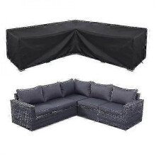 (320*320*80cm, 155*95*68cm) Waterproof Corner Sofa Cover Garden Furniture Set Cover Outdoor Sectional Furniture Cover