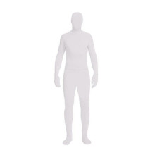 (140CM, White) Stretchy Bodysuit, 11 Colors Adult Tights, Comfortable Breathable Multiple Sizes Available