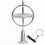 (Silver) Self-Balancing Gyroscope Anti-Gravity Decompression Educational Toy Colorful Gyroscope, Gift for Kid 1