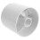Golf Hole Cup Plastic Golfing Putting Green for Golf Course Cylindrical Shape White 1Pack 1