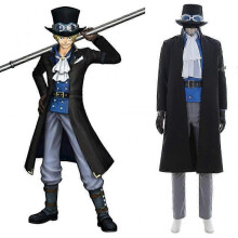 (L) Revolutionary Sabo Cosplay Costume - Anime Character Outfit for Men