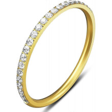 (7, Gold) 2-Pack 14K Gold Plated Stacking Rings for Oura Ring Gen 4/Oura Ring Gen 3, Cubic Zirconia Simulated Diamond Oura Stack Rings for Women