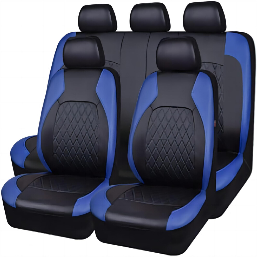 Car Seat Cover Sets For Hyundai Ioniq 2017-2022 Leather Full Surround Waterproof Breathable Interior Protector 9354506233402