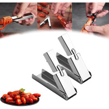 Crawfish Tail Peeler Tool Stainless Steel 2 Pack Portable Lightweight Crayfish Shelling And Tail Remover Tool