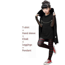 (150cm, suit 5pcs) Child halloween costumes for girls Carnival Hotel Transylvaniaing Mavis Cosplay Christmas Fancy dress Vampire child adult women